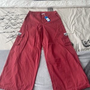 Adidas parachute cargo track pants